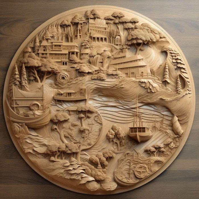 نموذج ثلاثي الأبعاد لآلة CNC 3D Art 